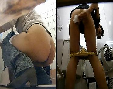 無　和式トイレ盗撮(排便：排尿）