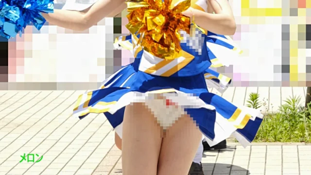 祭りだチア vol.57 【4K】 ありえない!!純白の生P!赤リボン!チアダンス [1.7GB]