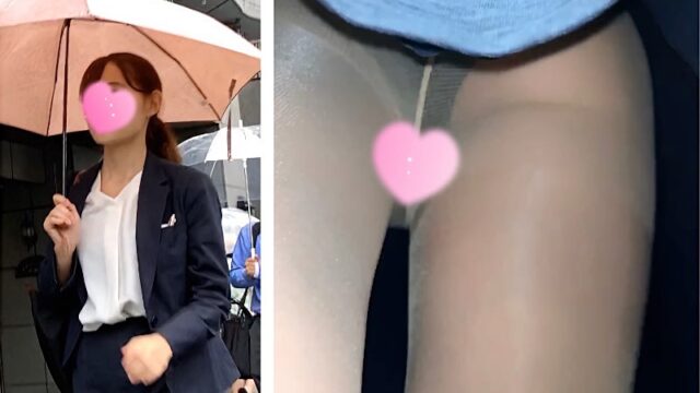 【新人OL】某大手銀行勤務の超可愛いOLさんのタイトスカートのなかを盗撮!顔出しあり!美脚 神回 [57MB]