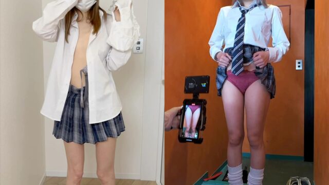 【パンツのシミ/下着買取現場】「あいな」「めい」2名分完全版セット