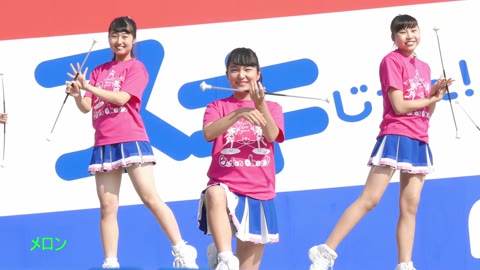 祭りだチア vol.78 【4K】 可愛すぎます！Kバトン 華麗なターン連発です！