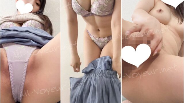 【流出】Fカップ純朴美人OL_おまんこくぱぁ絶頂ムラムラオナニー映像
