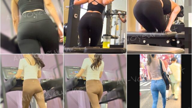超上玉パッツン美巨尻を堪能！イヤらしい美ボディとエロ巨尻をワガママに見せつけ男を挑発！ 下品なパツパツレギンス女 編