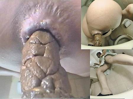 【個人撮影】コンビニ和式トイレ盗撮　激ヤバお〇んこ超接写③