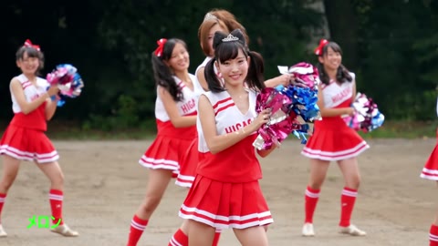 祭りだチア vol.4 【4K】 お姫様！？王冠のカチューシャが良く似合うKバトン！恥じらいのハイキック！