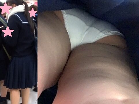 52.セーラー服ちゃんの白パンツ