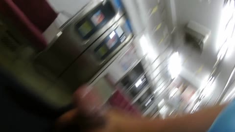 電車で射精