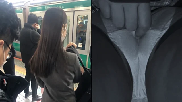 素人痴○日記45TRAIN目★清楚系色白ロングヘアー女子の生態 [876MB]