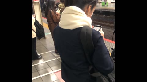 素人痴漢日記１７TRAIN目★前髪ピン留め美人女子の生態