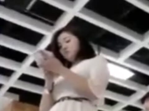 逆さパンチラ白パン黒パン　3人盛り合わせ