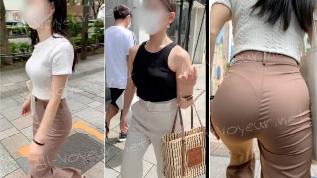 【再販】No.1198「レギンスを越えたパツパツ感！最強クラスに興奮する美巨尻OL」