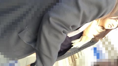皆んな大好き！！イケてるJ◯の逆さパンチラ！！