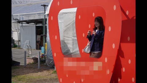 ＃3※モ無※【剛毛JKのマン肉はみ出し・激エロ食い込みTバック】おまけ（いちご狩り女子）付き