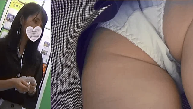 【TバックVS純白】私服JD逆さ撮り03 [373MB]
