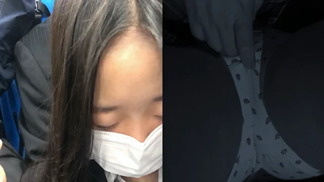 素人痴〇日記55TRAIN目★センター分け茶髪ロング女子の生態 [1.2GB]