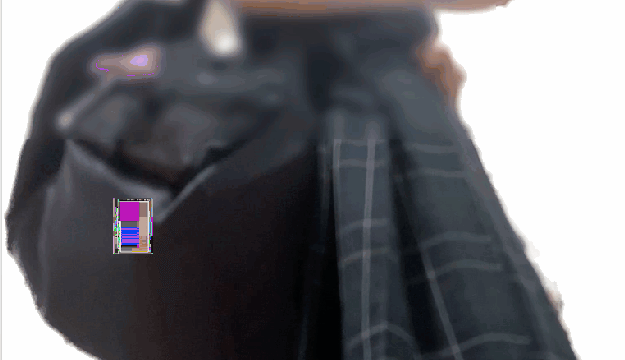 JKお宝＃117 白肌細身JKのたまらんパンティー