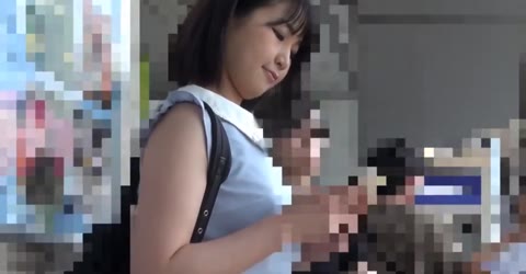 【痴漢】結局感じちゃう私服ＯＬさん。。。