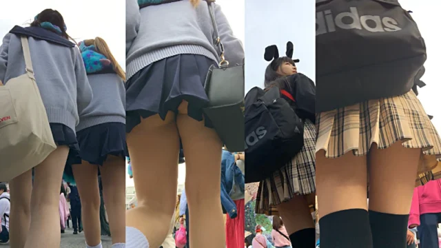 【4K街撮り夢の国】制服パンチラ3 [1GB]
