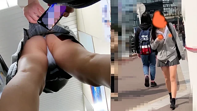 【FHD-bri19】JK顔出し!スタイル抜群の激ミニ制服ギャルに遭遇!ファンタスティックな4分間に撃チン必至!! [1.7GB]