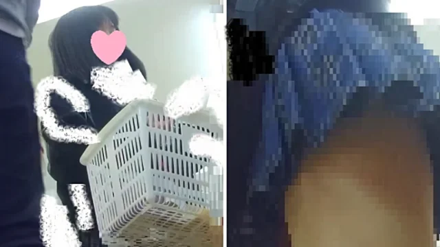 【危険な隙間が】○K風制服女子のしゃがみ接写パンチラ [166MB]