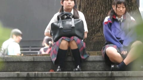 制服JK対面パンチラNo.6