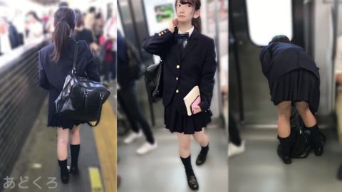 【制服JK】勉強食事通学と大忙し。アイドルJKの放課後【顔出し】