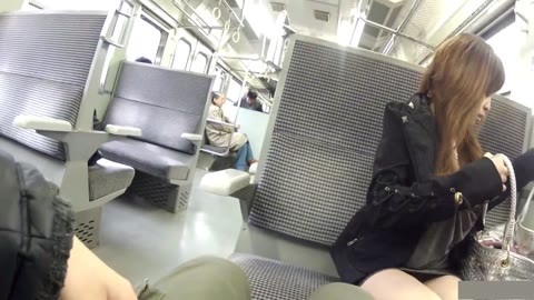 激ミニ対面パンチラ 1