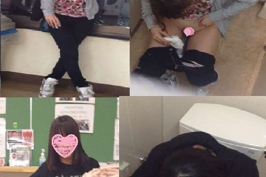 【PC/スマホ対応】お姉さん達のトイレ盗撮⑧※姿撮りあり
