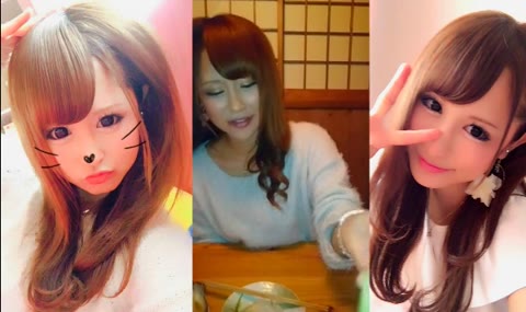 キャバ嬢の盗撮風