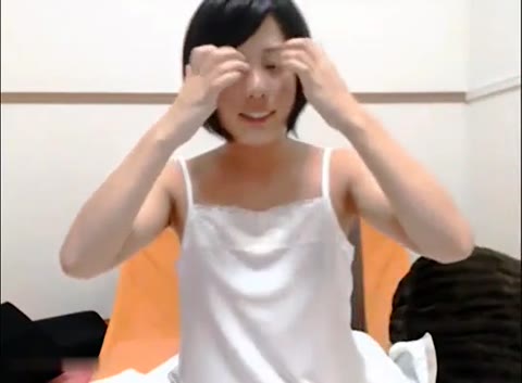 有村○里似の女子大生のオナニー