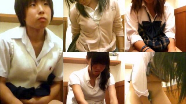 【JK風】放課後♥制服のままのトイレ姿は最高♥制服トイレ 大量盛り♪ SP版