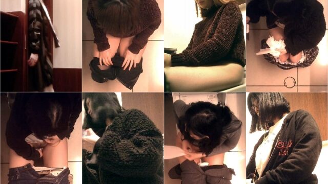 複眼洗面所 No.13 若い子×可愛い×丸見えコンボは最強ですね♪/全員丸見え5名収録！