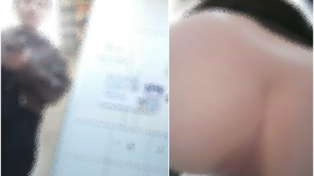 【トイレ盗撮】黒透けパンのコントラスト、肛門が破裂して下痢が噴出