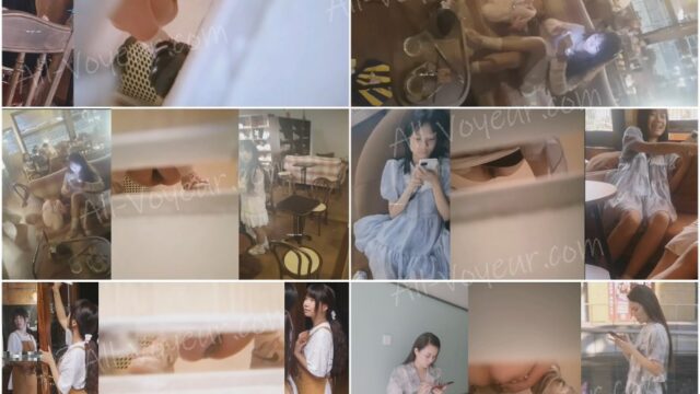 toilet-hidden-cameras新しく流出した映像❤️ 名カメラマンが、コーヒーショップの女性用トイレで従業員と客が排尿する様子をこっそり撮影しました。