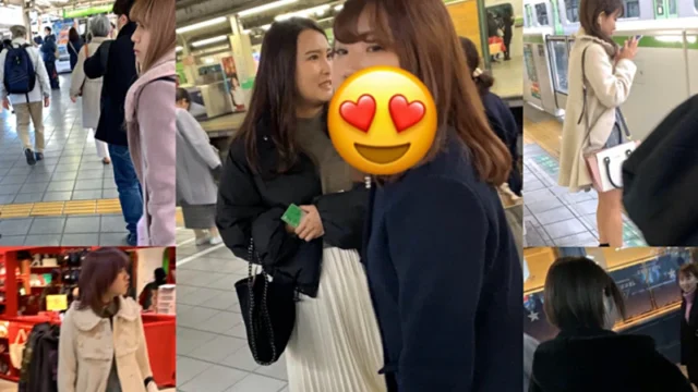 エッチな街のお姉さん、レアな網タイツ入り!一般女性パンチラシリーズ④【4K】 [420MB]
