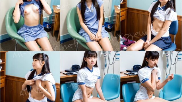 【動画】健康診断ちっぱい！ポロリ！