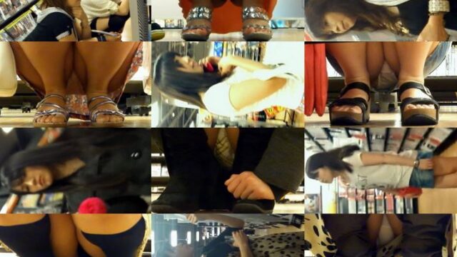 座り込みパンツNO,003