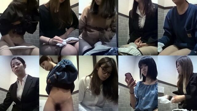 無修正　期間限定特価　高級カフェ洋式トイレ極上の女達　002