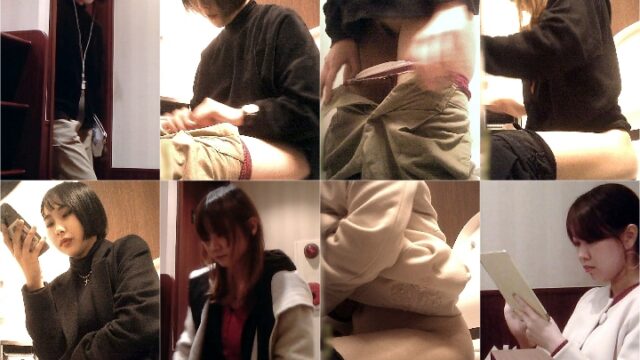 複眼洗面所 No.14 キレイなお姉さんはちゃんと処理してます♪カメラ目線・外撮り多め6名収録！