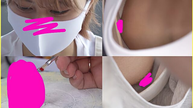 [Cleavage Peek] #23 Friends on a Trip! Close-up of the Looser-Chested Girl's Nipple! A Snapshot of Their Vacation [857MB]