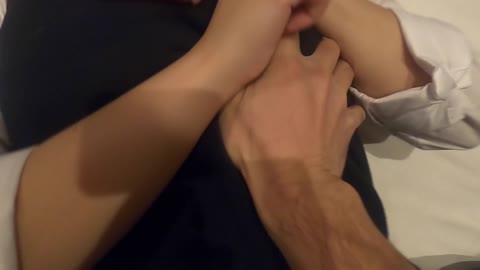 抱きついたら抵抗したからハメてあげた