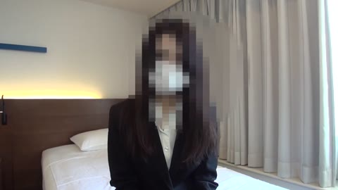 【個人撮影】黒髪でおしとやかな、スレンダーで可愛い就活生の優香ちゃんに中出し！【妄想動画】
