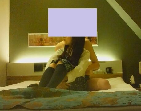 【プチ撮影】制服着替えから、手シコシコ
