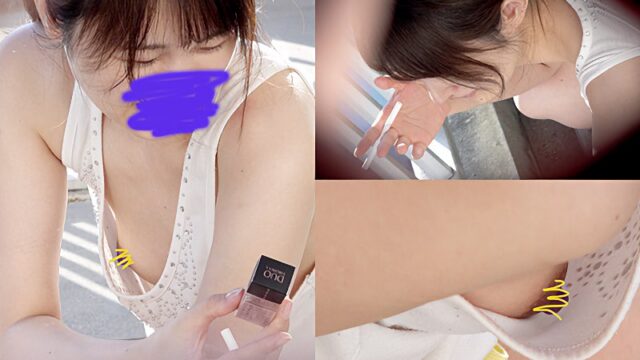 【隣人観察02】【ベランダタバコ×シンママのビンビン勃起乳首】【EV内匂ってきそうなしみしみパンティー】 [554MB]
