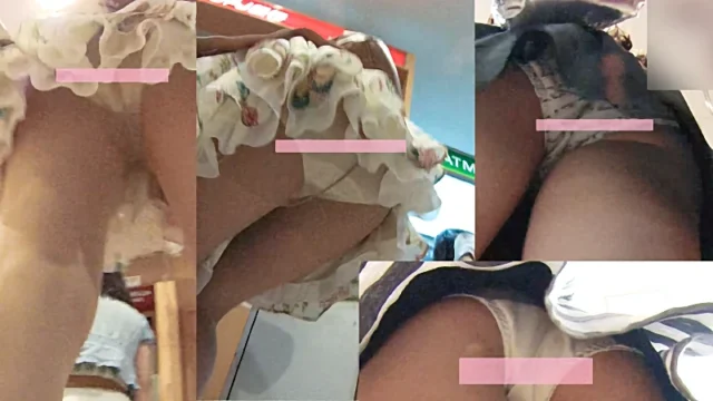 【60fpsリマスター】【再販】フルHD高画質パンチラ逆さ撮り007 多人数オムニバスすぺしゃる [885MB]