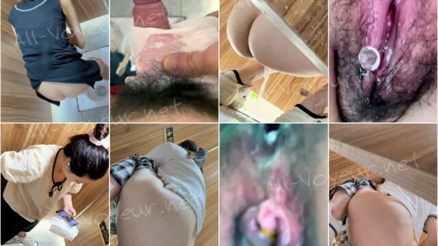 Masturbating with used sanitary pads