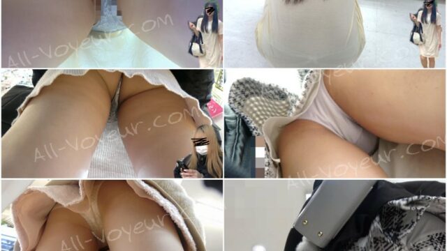 [4K]5人収録！J〇・JDのえちえち下着を撮ったらハプニングもｗｗ
