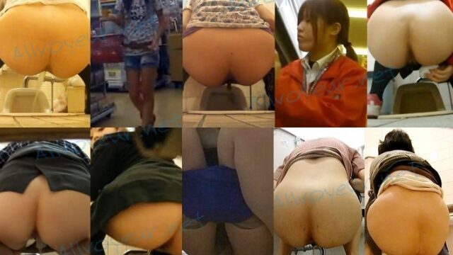 15394073
トイレ盗撮　バレても懲りずに追い撮りします。