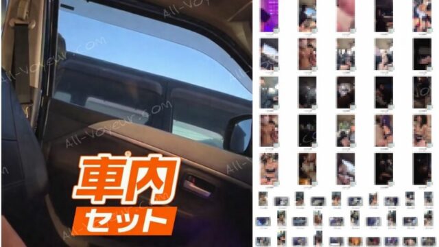 【短期販売】車内動画セット　ハメ撮り＆フェラチオ【特典有り】