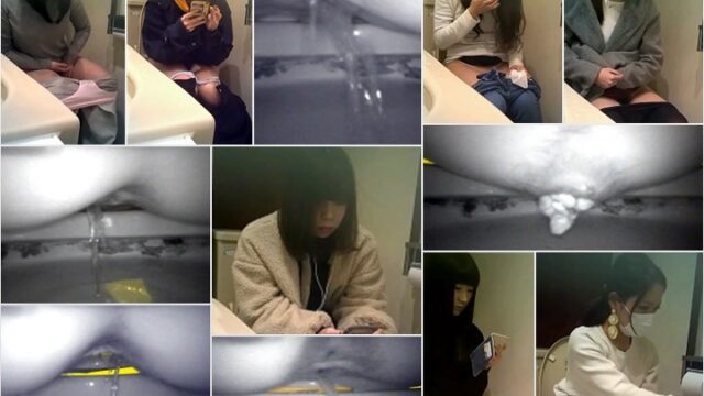 【新作】トイレ盗撮シリーズ（２カメ）②